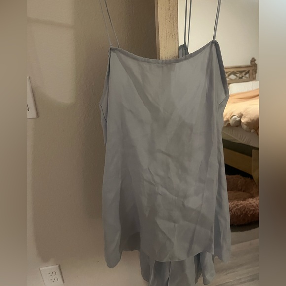 Djerf Ave Tie Tank Baby Blue - Picture 4 of 4